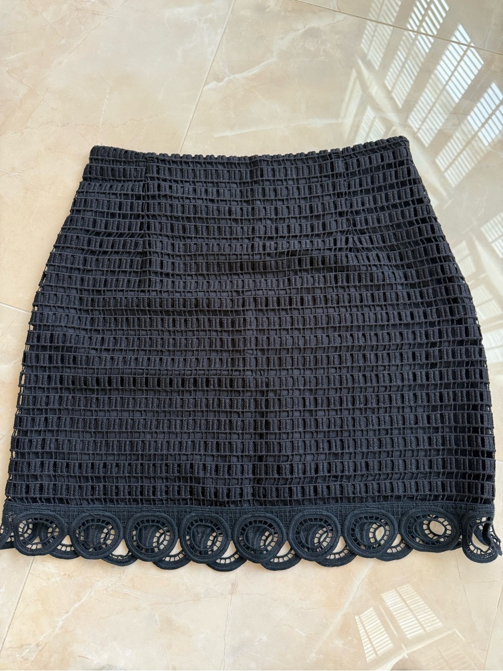 Sandro Crocheted mini Skirt